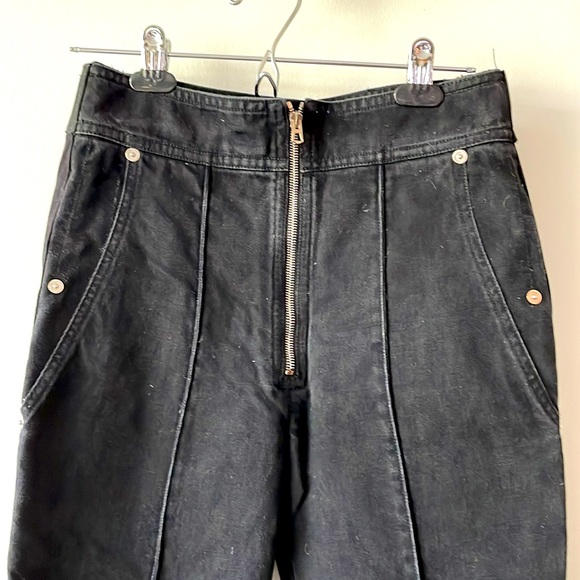 COPY - ISABEL MARANT size 34 black/dark grey denim high waisted jeans - Picture 3 of 7